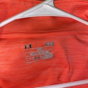 Under Armour peachy quarter zip pull over